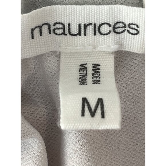 Maurices Women's Top, Medium, White, Blue & Red Accents - Picture 6 of 8
